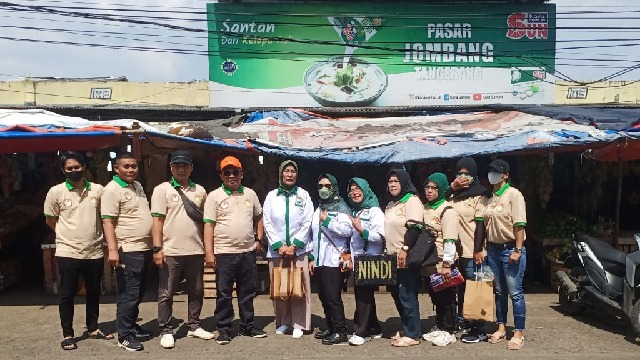 Meriahkan HUT ke 15 Partai Gerindra, APPSI dan DPC PAPERA Tangsel Gotong Royong Bersihkan Pasar Jombang Ciputat