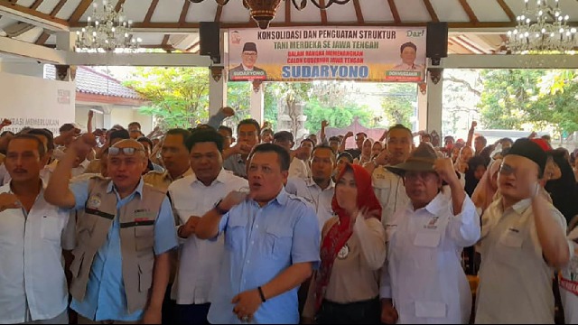 Konsolidasi di Solo, Tani Merdeka Bahas Strategi Pemenangan Sudaryono Cagub Jateng 2024