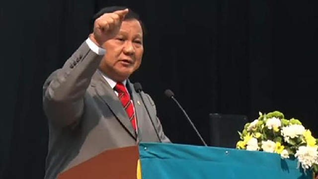 Prabowo Subianto: Pembangunan Butuh Tentara dan Polisi yang Kuat