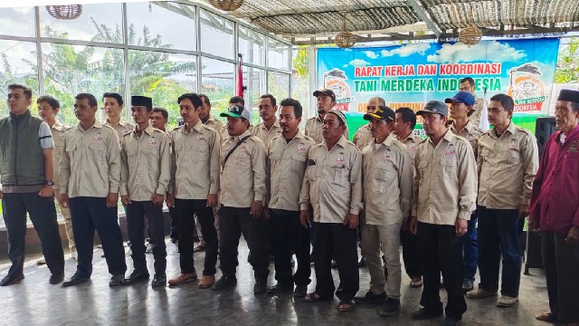 Gelar Rakerda, DPD Tani Merdeka Kuningan Bahas Swasembada Pangan dan Dukung Program Presiden Prabowo