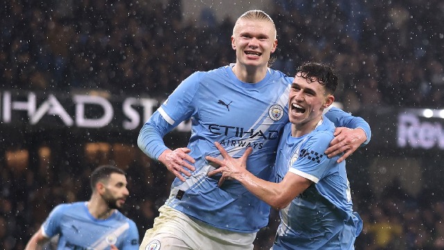 Man City Hajar Fulham 3-0, Tekan Arsenal di Puncak Klasemen