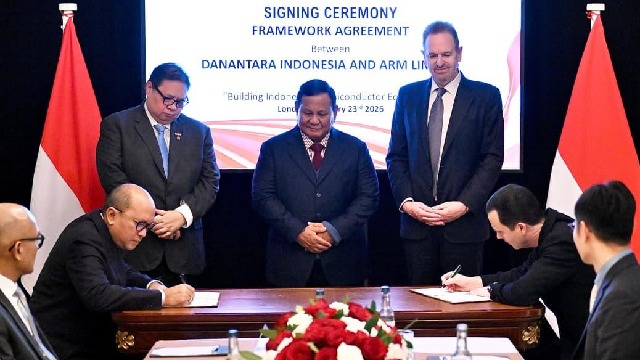 Prabowo Saksikan Kemitraan Danantara dan Arm, Indonesia Percepat Lompatan Industri Semikonduktor