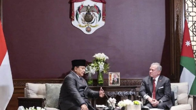 Raja Yordania Puji Komitmen Presiden Prabowo Bela Palestina  