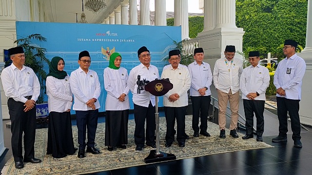 Prabowo dan Kabinet Bayar Zakat di Istana, Baznas Optimistis Target Rp60 Triliun Tercapai