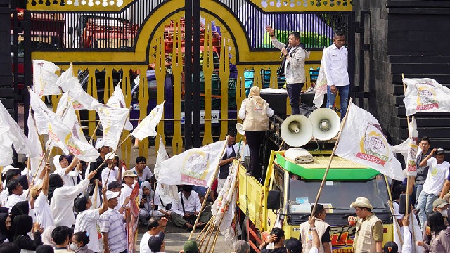 Gelar Aksi di Polda Metro Jaya, Tani Merdeka Indonesia Desak Polisi Tangkap Feri Amsari